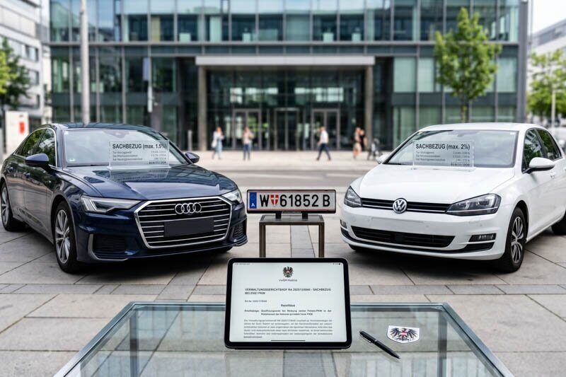 VwGH zum Sachbezug bei Nutzungsmöglichkeit zweier PKWs